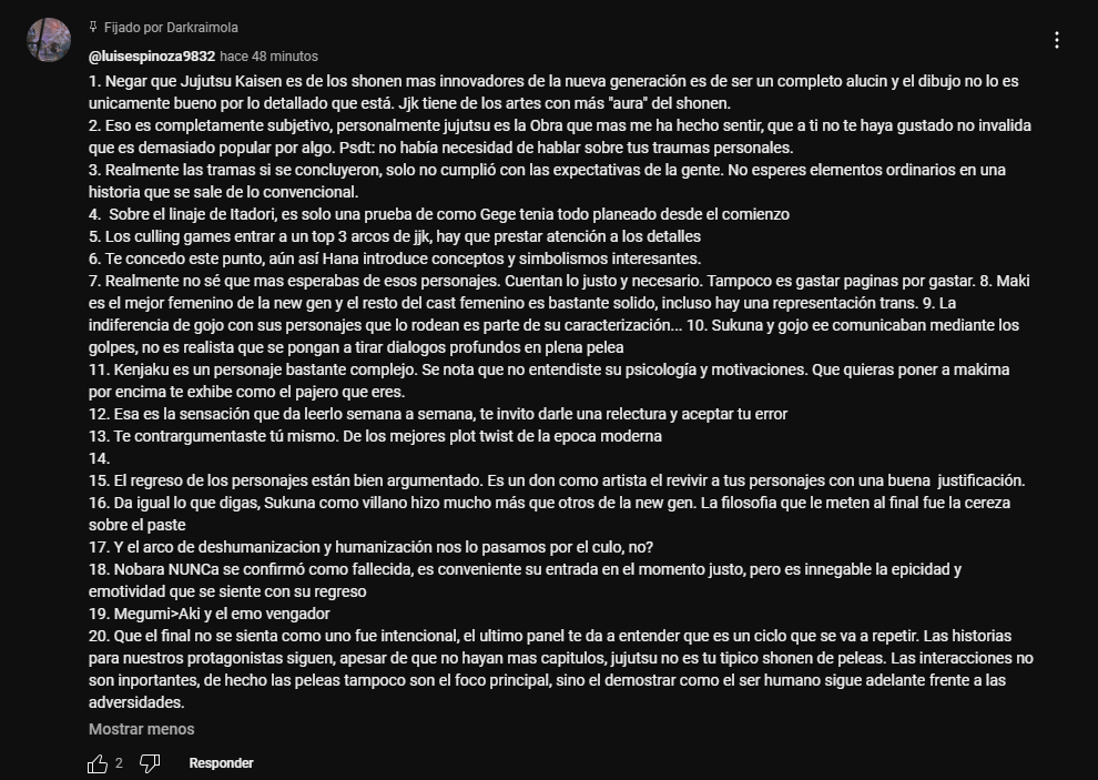 LRFArt's tweet photo. La expansión de conformismo más grande que vi, comentario nivel Satoru Gojo diría el Gege xdd https://t.co/GN40Kmp41B