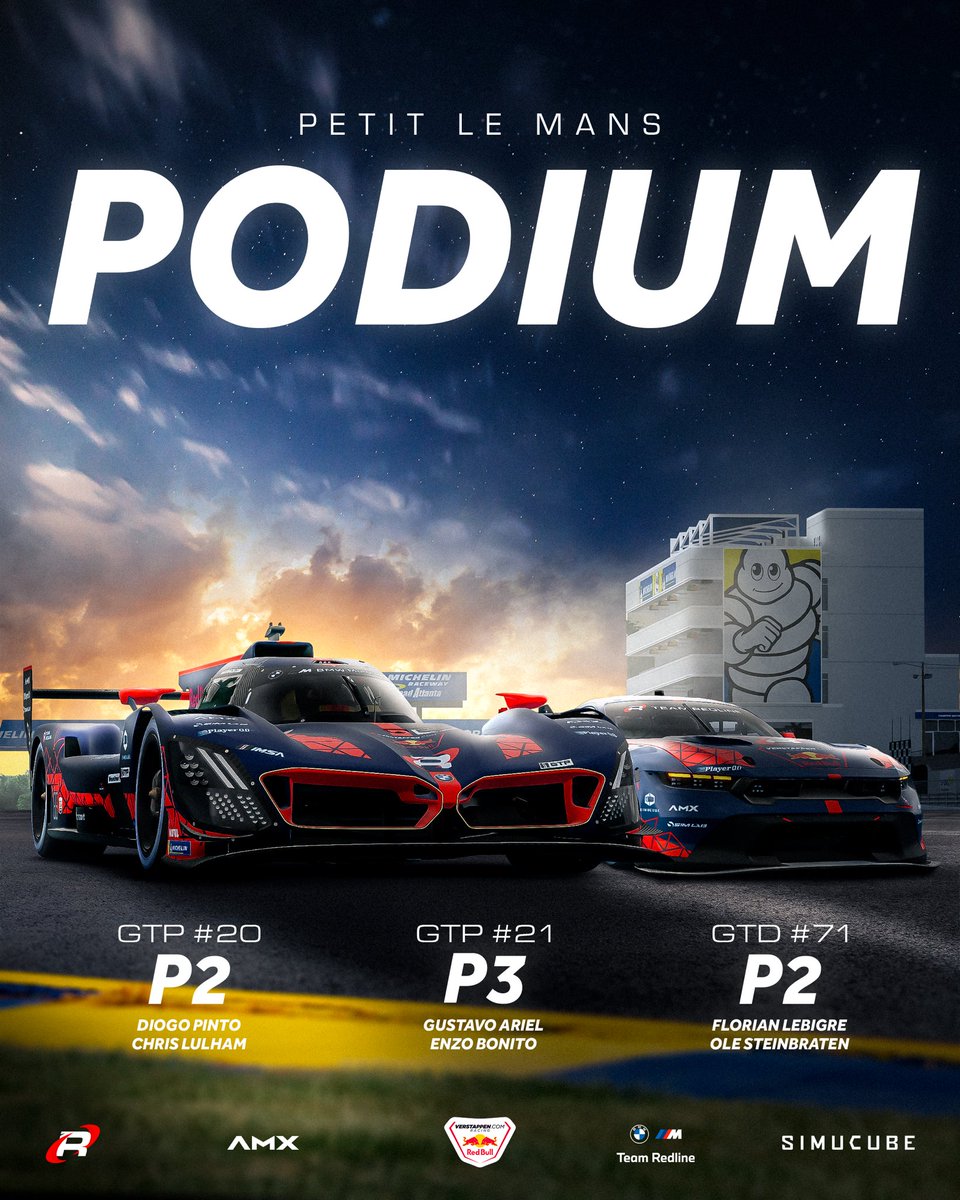 Finishing #PetitLeMans with 3️⃣ podium spots 👊