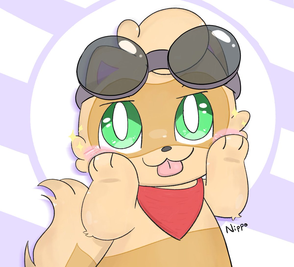 He's looking at you like this cuz you keep calling him "green eyes"