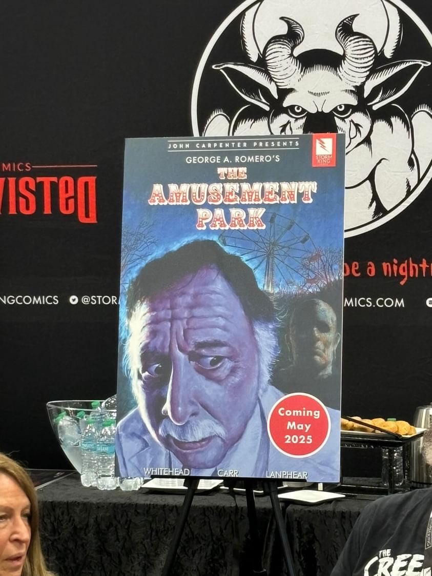 Ryan Samuel Carr (@ryansamuelcarr) on Twitter photo Spotted at NYCC
<a href="/stormkingcomics/">Storm King Comics</a> <a href="/TheHorrorMaster/">John Carpenter</a> <a href="/theGARFofficial/">The George A. Romero Foundation</a> #NewYorkComicCon Spotted at NYCC
<a href="/stormkingcomics/">Storm King Comics</a> <a href="/TheHorrorMaster/">John Carpenter</a> <a href="/theGARFofficial/">The George A. Romero Foundation</a> #NewYorkComicCon