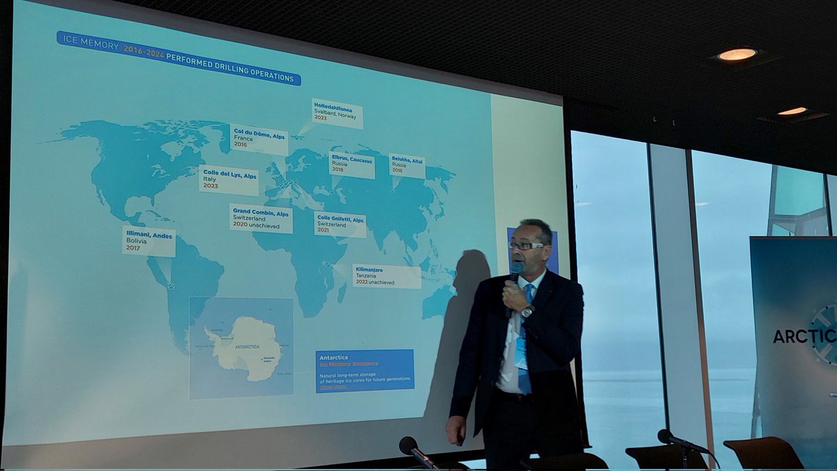 Red alarm 🚨 : the glaciers are melting not only in the two Poles but especially in the high mountains of the world. The project <a href="/icememory_/">Ice Memory Foundation</a> aims collecting ice cores from 20 endangered glaciers around tho world in 20 years.