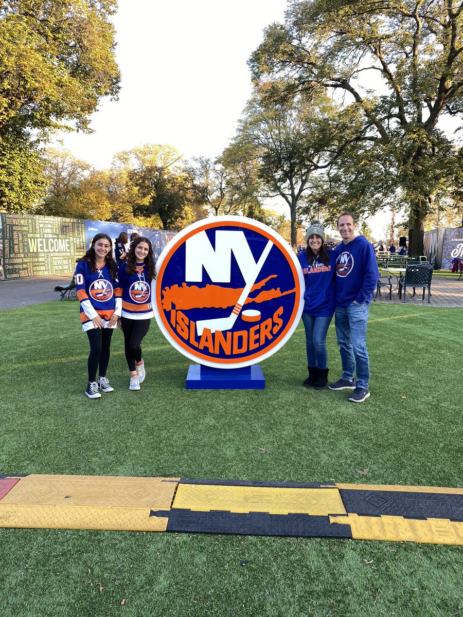 Barzy13Matty17's tweet photo. I’m @UBSArena tonight for the game with my family! LETS GO #isles 🧡💙 https://t.co/2AJyGQ7TAy