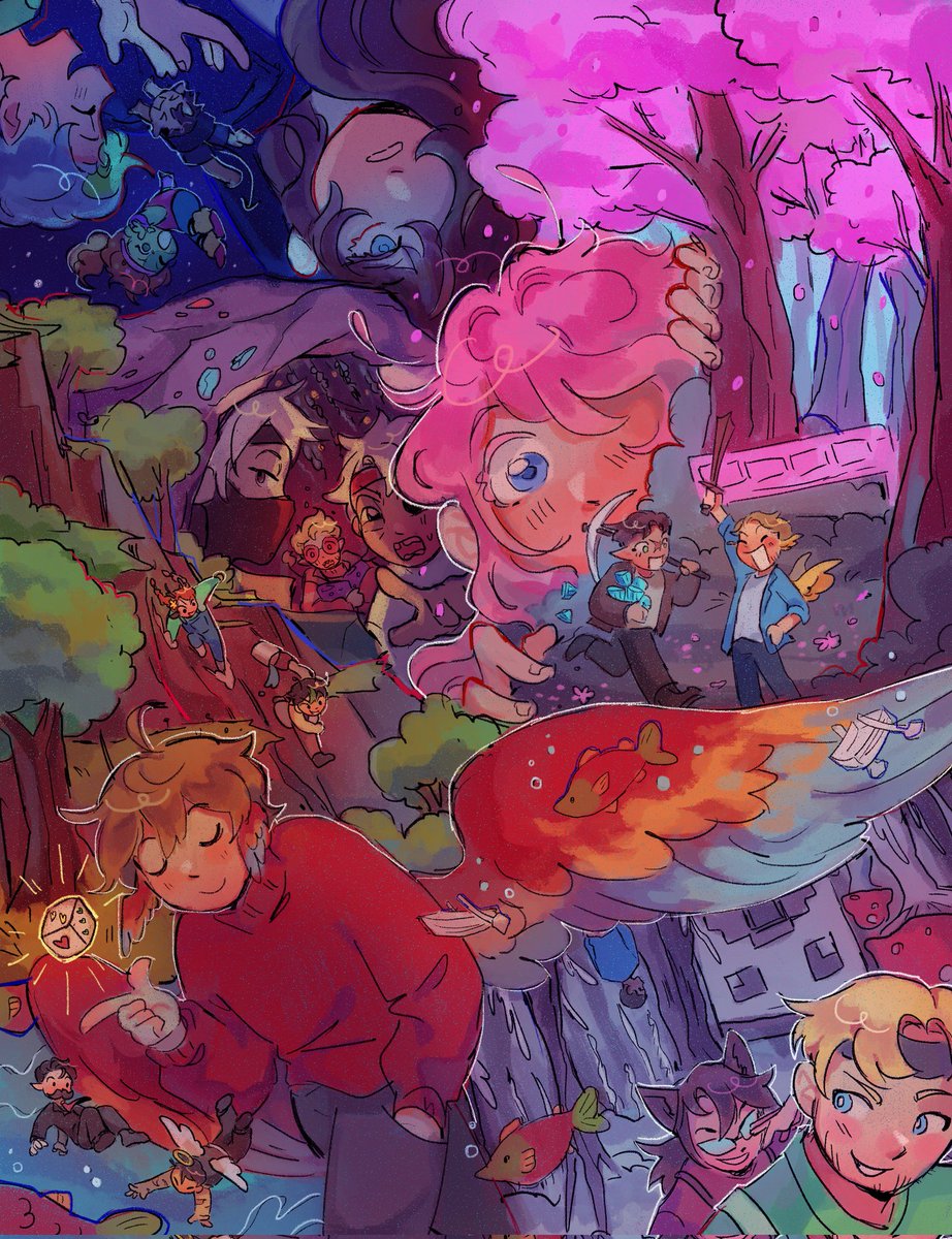 / wild life spoilers

Augh idk im very ill abt them and i couldnt go to sleep w/o drawing anything saur ...