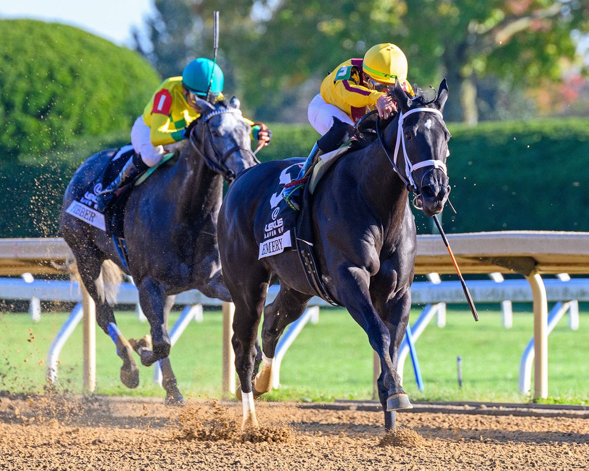 BH_AEberhardt's tweet photo. Emery with @TGjockey impressively wins the G2 @Lexus #RavenRun @Keenelandracing for breeder Mary Grun, @barbarabanke @StonestreetFarm and @bradcoxracing 3yof by #MoreThanReady More from @BH_SCollins https://t.co/WeEkBfWWsr
