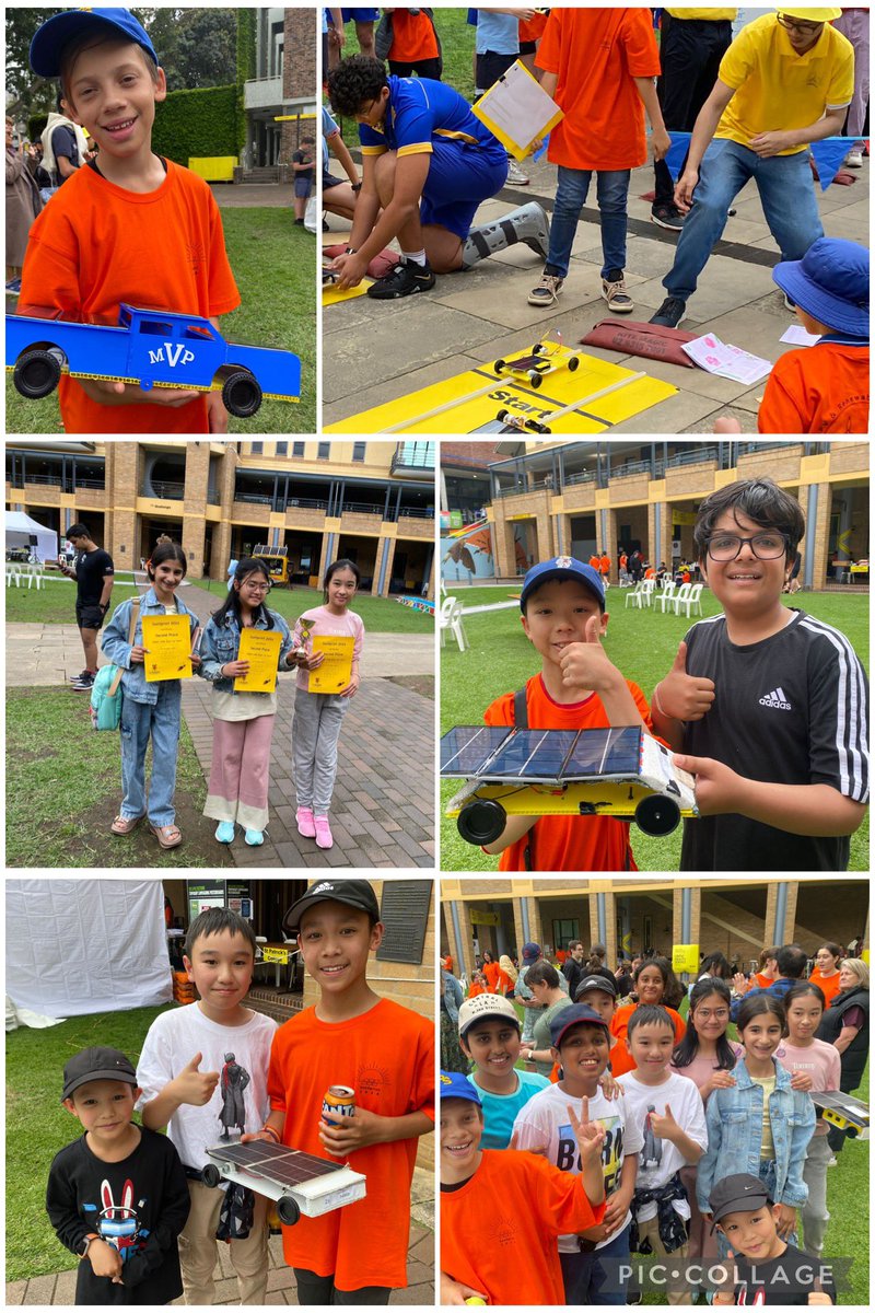 Congratulations 5/6T who participated at the UNSW SunSprint challenge. Team Candy won 2nd place in 100m Spree against multiple high schools &amp; Team Hippogriff was honourably mentioned for being the best designed car, winning CPS part of the prize.🏆🌟<a href="/dace_elletson/">Dace Elletson</a> <a href="/TeacherMarkT/">Mark</a>