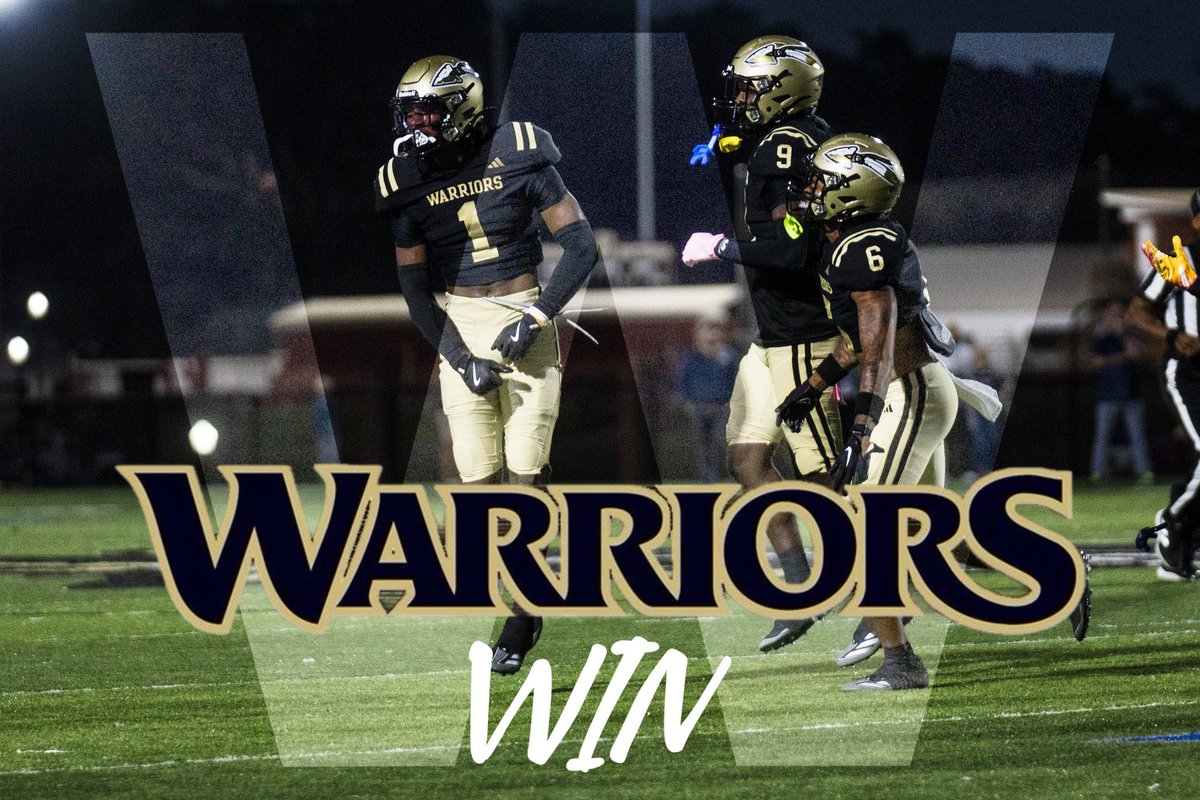 Warrior W‼️

The Warriors won 27-7 at Jones today!

#FearTheSpear
#BROTHERHOOD