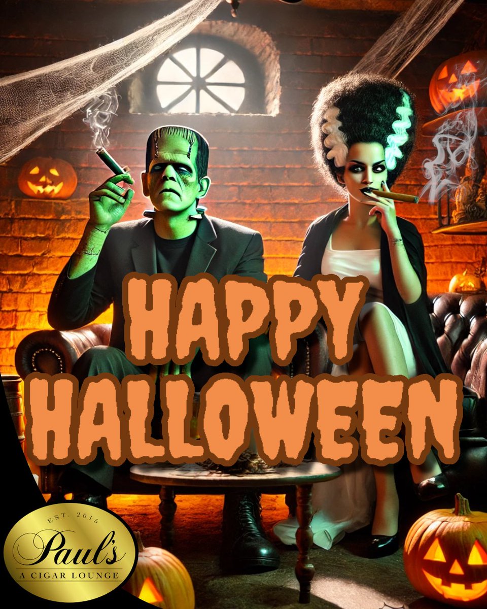 paulscigar's tweet image. Double, double, toil and trouble… 🕸️ 

Stir up some fun this Halloween at Paul&apos;s! 🎃 
Sip on our spooky-themed cocktails and celebrate in style. Costumes encouraged—let&apos;s get into the Halloween spirit! 🍸🕷️ 

#PaulsCigar #SpookyCocktails #Halloween