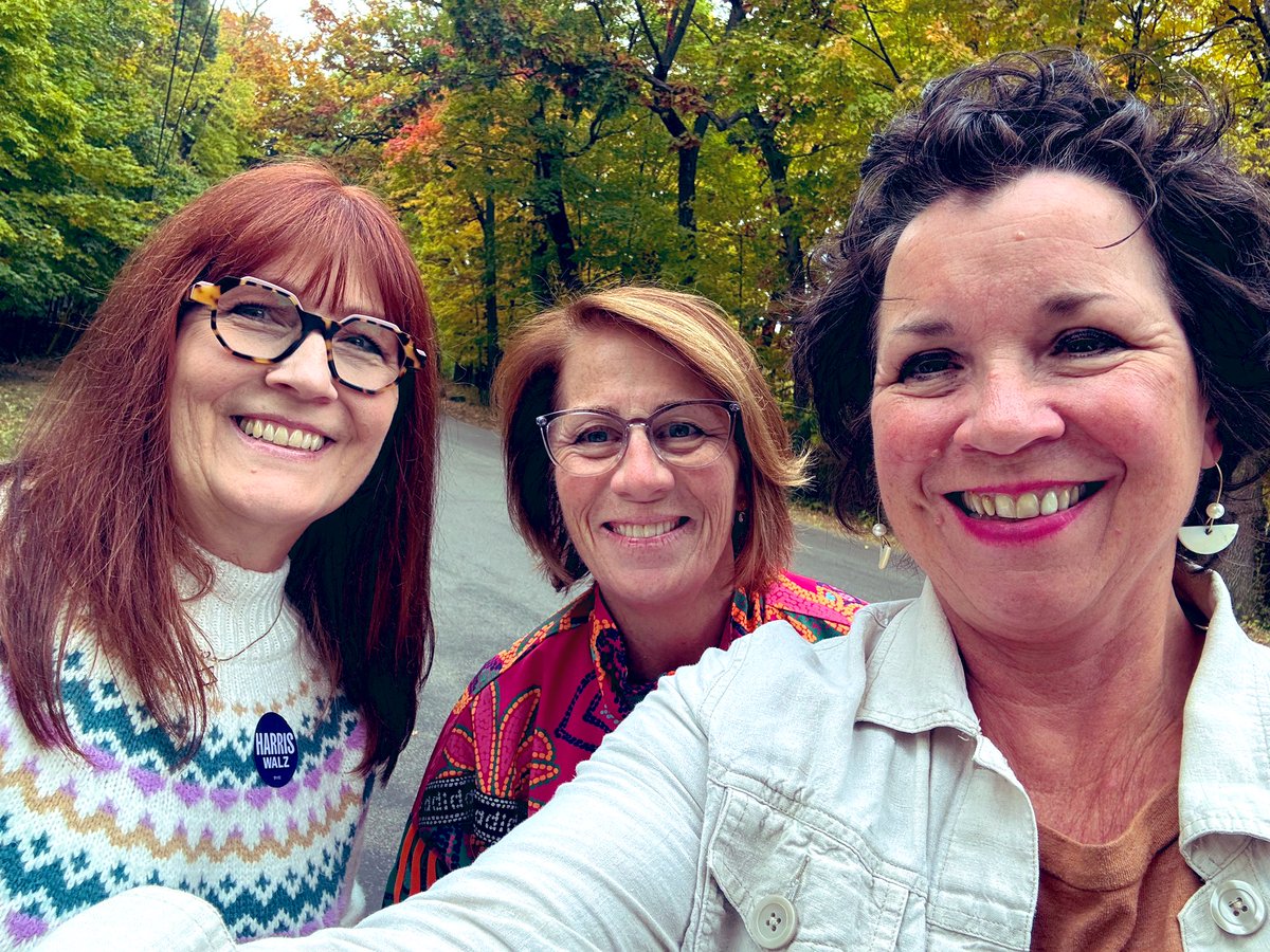 epmurphymn's tweet photo. With colleagues and so many volunteers, we launched the work to #GOTV in SD45. Warm welcomes from determined voters ready to see this election through. 17 sleeps, 16 days, and we won’t quit. #LFG #JoyFightWin https://t.co/eYHseGMBey