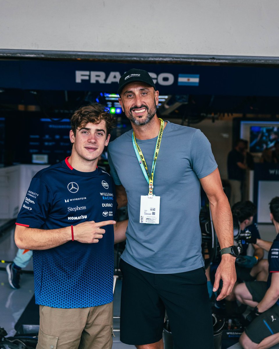 VSportsTM's tweet photo. Franco Colapinto y Manu Ginóbili

🇦🇷❤️ https://t.co/Zcj2J2FioL