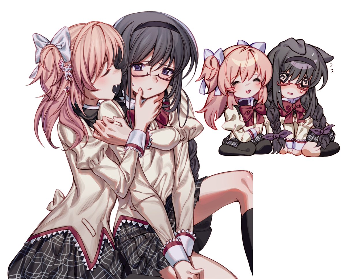 kuro_chromium's tweet image. 😇🔁😈 AU  of  @Cult_of_yuri