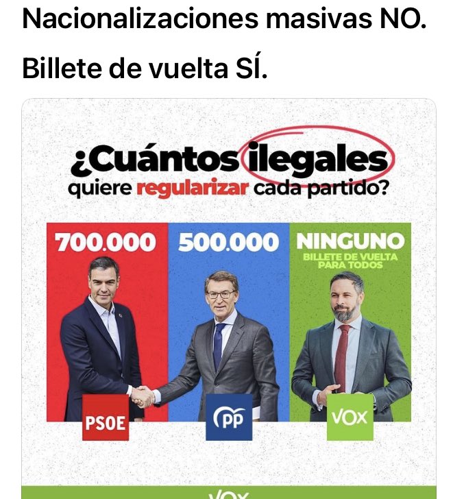 arand32141's tweet photo. Nacionalizaciones masivas NO.

Billete de vuelta SÍ. https://t.co/xybdYU6I92