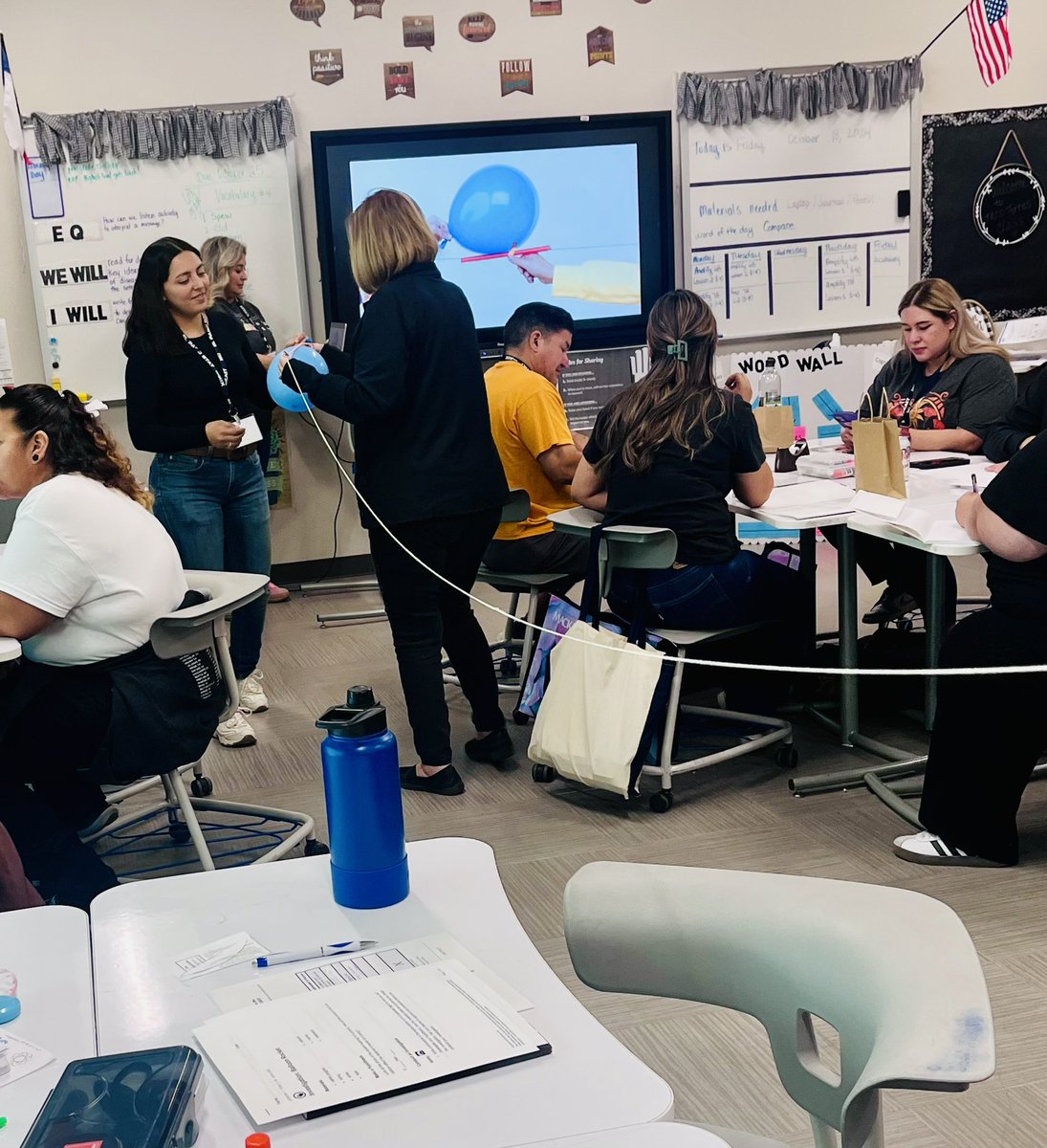 Ms_Garza08's tweet photo. Had so much fun at today's miniCAST! Got to spend some time with former colleagues from Rojas❤️ Representing @JFCarrasco_JCE! #miniCAST #ALLIn #TeamSISD https://t.co/LSmCWrdQ6a