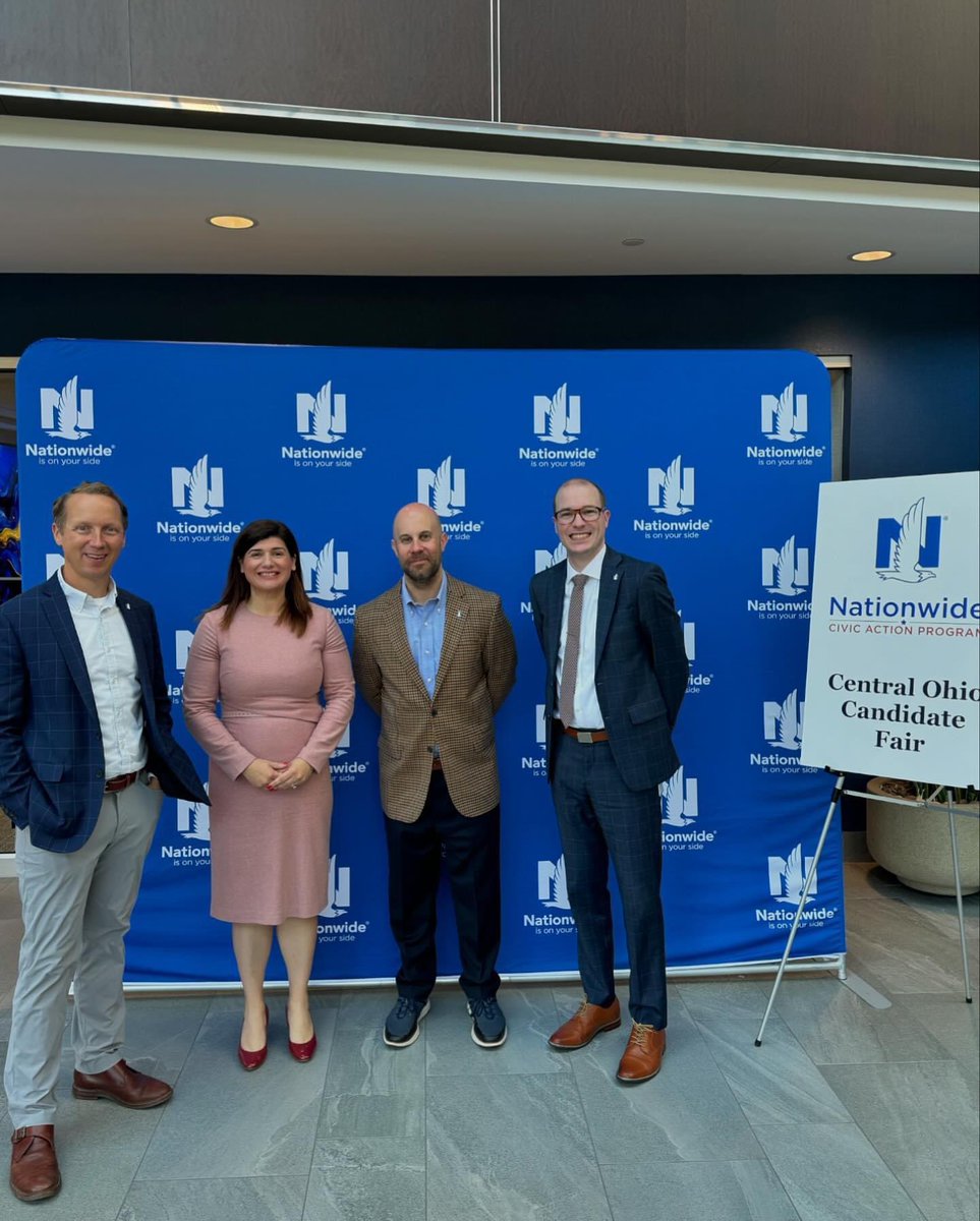 BesaSharrah's tweet photo. A couple days ago, I had an amazing day to return back to my Alma matter in employment at Nationwide Insurance for their annual civic program candidate fair back by popular demand.  #OHSenDistrict16 #SharrahForOHSenate https://t.co/njaulMWgst