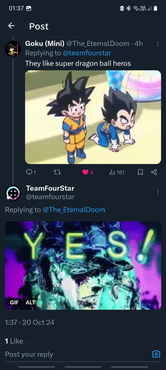 Super Saiyan 4 Goku tweet media