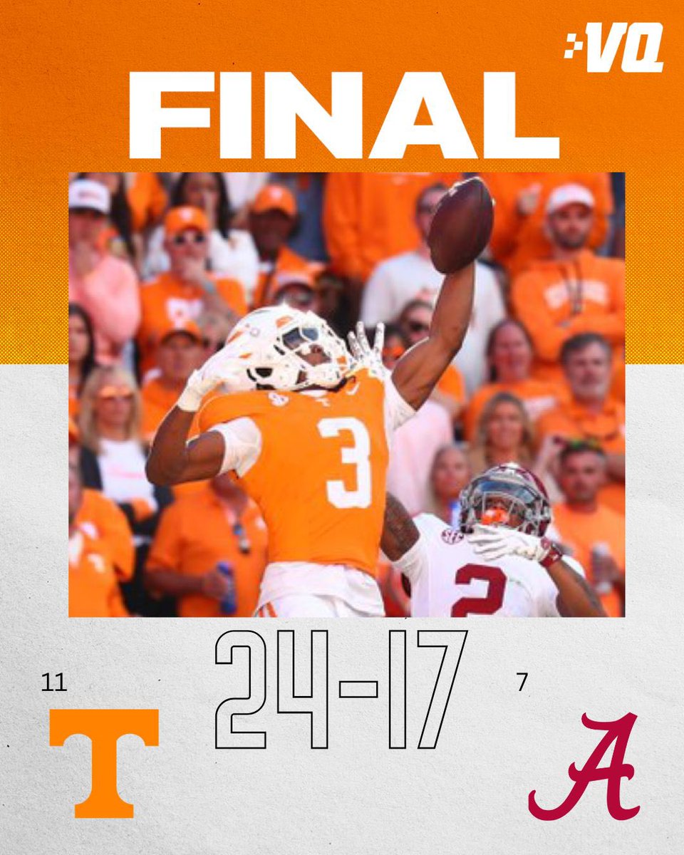 On a Tennessee Saturday night. 🍊