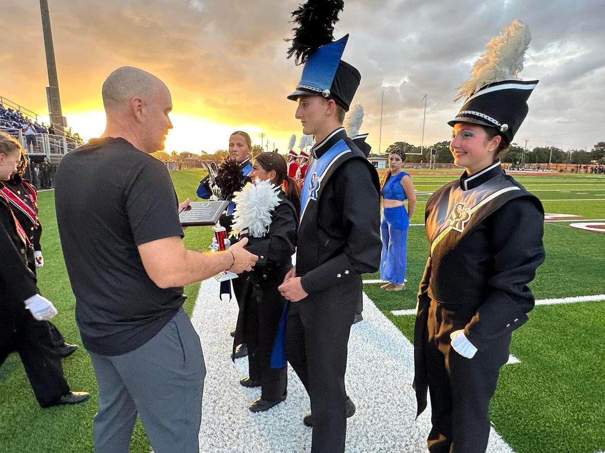 SRHS_SHARKS's tweet photo. Help us send a HUGE Shark Nation Congratulations to our MARCHING SHARKS! Today our Sharks earned a Straight Superior ranking for Crown Jewel and also earned Beat Overall in Percussion, Auxiliary, and Guard! You Can’t Hide That Shark Pride! https://t.co/ENraakQbru