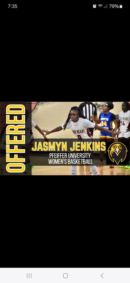 Jasmyn Jenkins (@jasmyn_jenkins) on Twitter photo After a great visit at <a href="/PfeifferWb/">PfeifferWB</a> I am proud to say that I have received an offer! Thank you <a href="/VontreeceHayes/">Coach Vee🏀</a> for believing in me!
<a href="/CoachKingsbury1/">Coach Kingsbury</a> After a great visit at <a href="/PfeifferWb/">PfeifferWB</a> I am proud to say that I have received an offer! Thank you <a href="/VontreeceHayes/">Coach Vee🏀</a> for believing in me!
<a href="/CoachKingsbury1/">Coach Kingsbury</a>