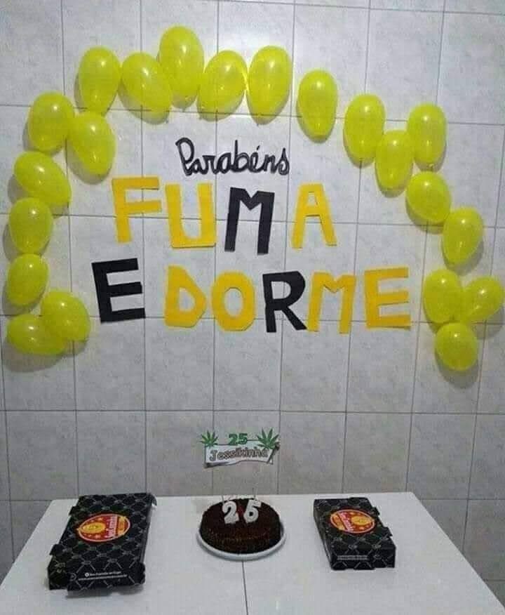 O tema de aniversário do meu amigo