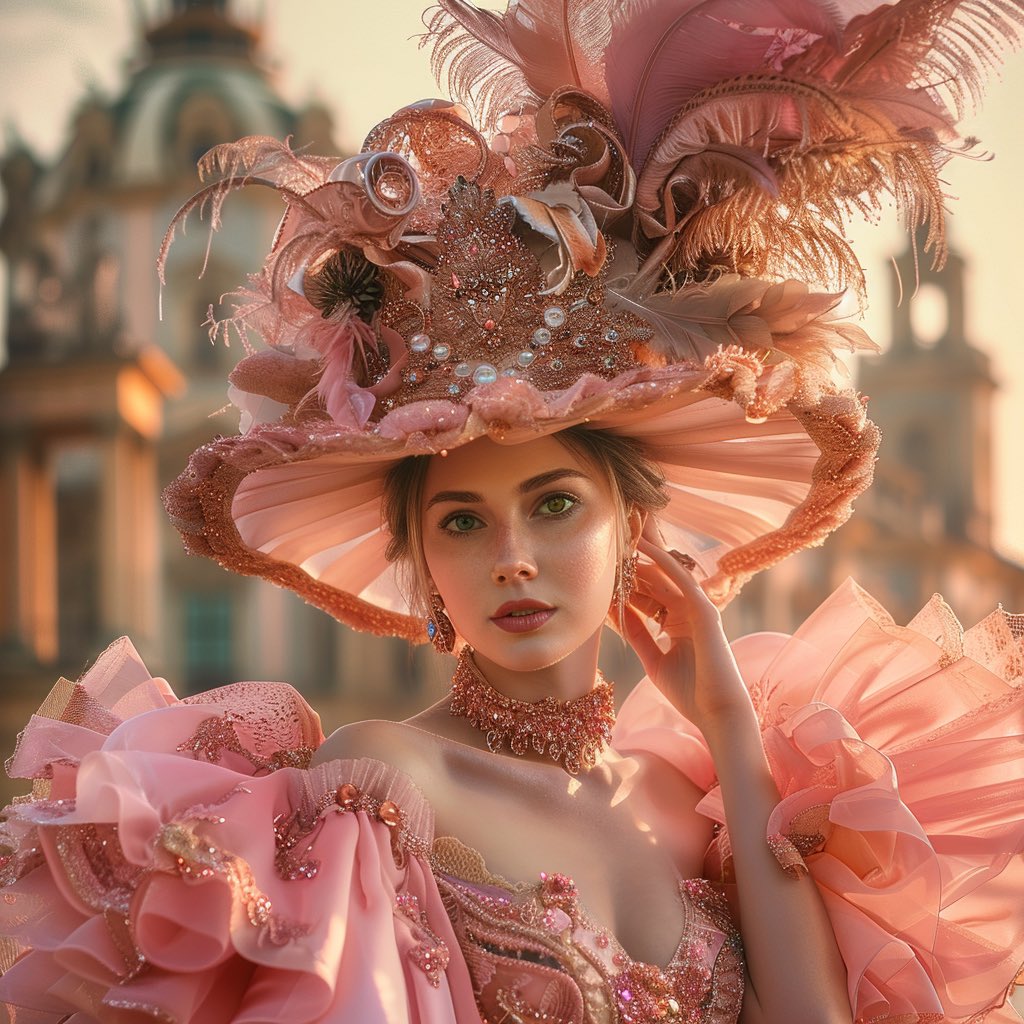 AI_room3's tweet photo. Hi!

Beautiful women in pink dresses.

#AIart #midjourney #beautiful #woman https://t.co/4HQztAHaYE