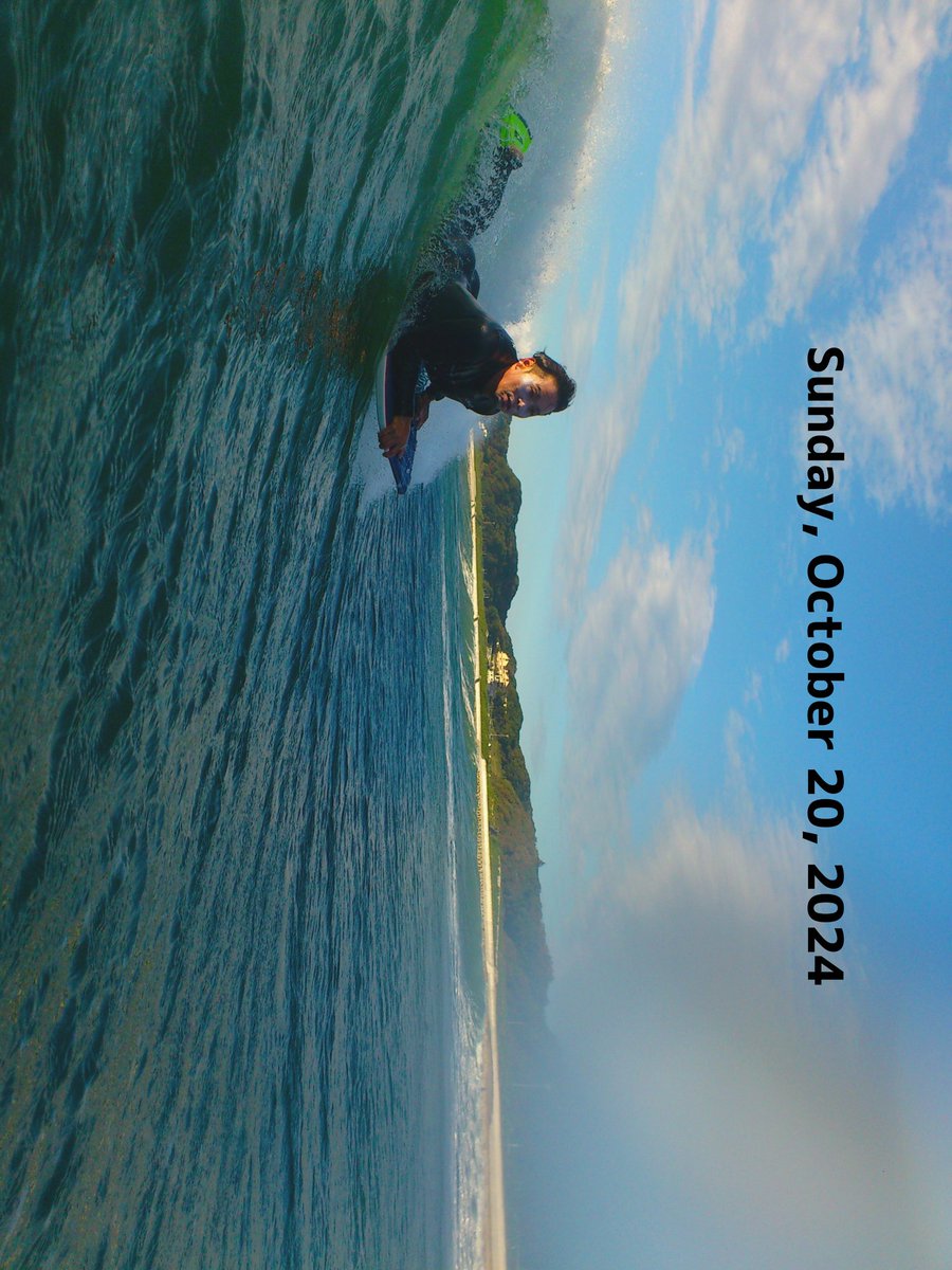 hsyd27120446's tweet image. 風強かったけど良いﾗｲﾄ乗れた😎
写真は友達朝8時には上がった😗
#ボディーボーダー #日曜朝一 #bodyboarder #波乗り #海