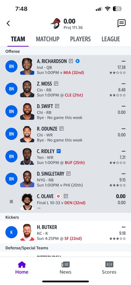 Dunner_88's tweet photo. @PPRFantasyTips Any changes? https://t.co/iuF5ibQVpI