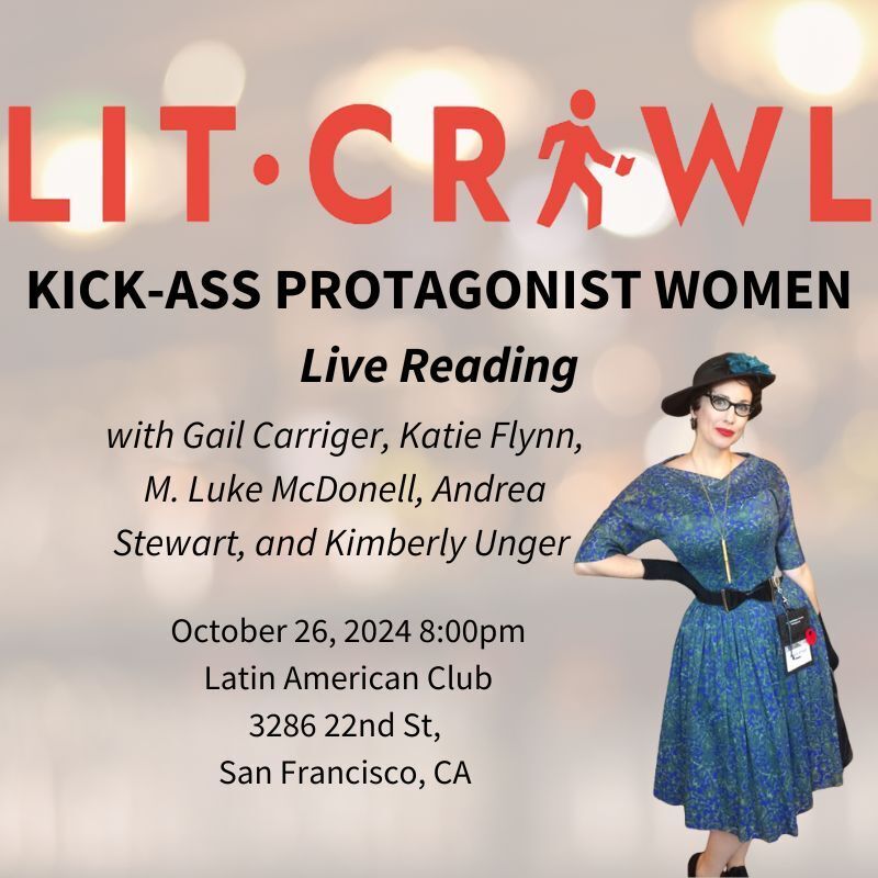 I'll be at the Latin American Club next week as a part of the SF Lit Crawl! I'm part of a reading group representing kick-ass female protagonists. I'll see you 10/26, 8pm bit.ly/3NgNnOZ