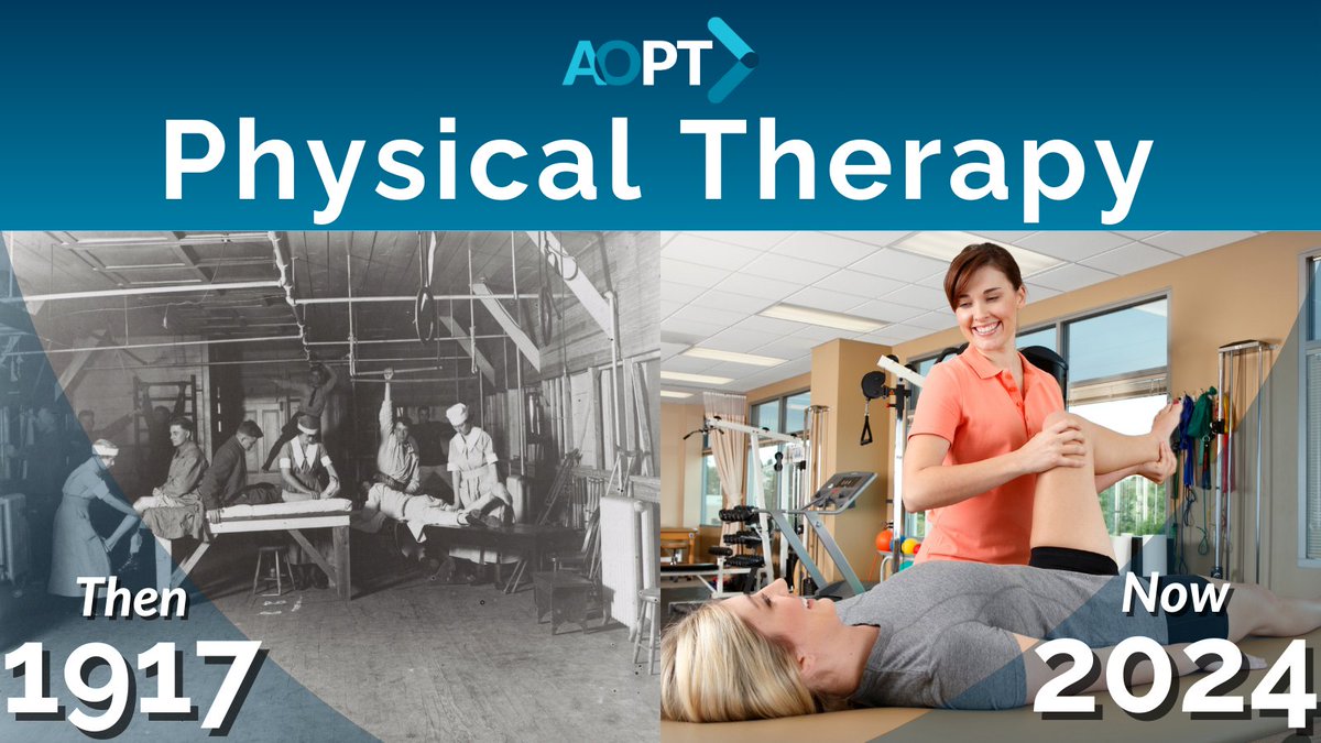APTAOrthopedics's tweet image. Physical therapy then and now! 🌟 We honor the legacy of healing and movement. 💪✨

#PTMonth #PhysicalTherapy #ChoosePT #OrthoPT #Movement
