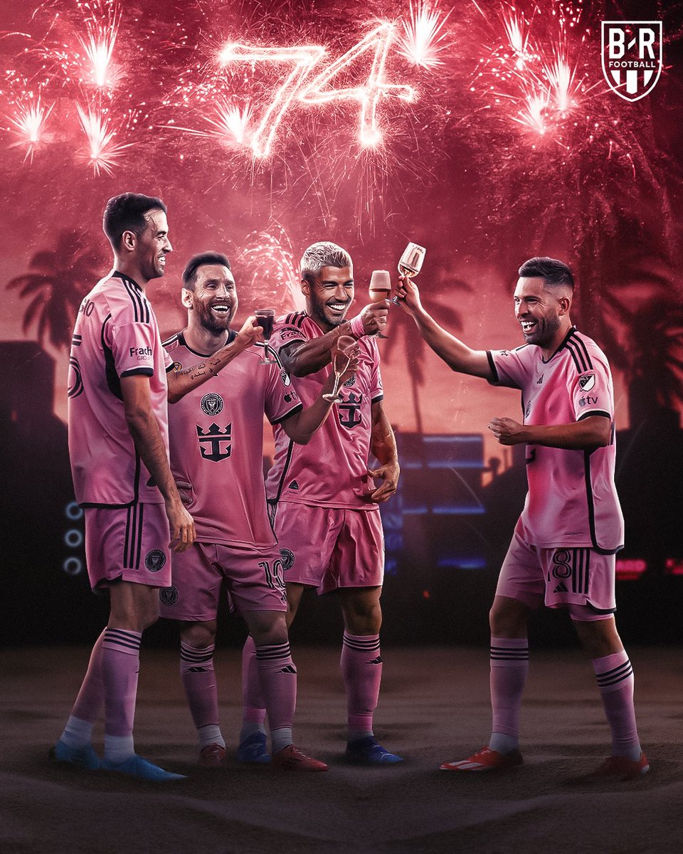 Inter Miami break the record for most points in a single MLS season (74) ✨