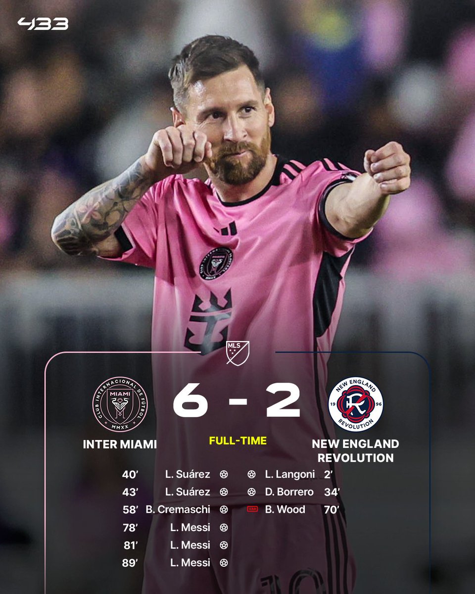 INTER MIAMI SET AN ALL-TIME MLS SINGLE-SEASON POINTS RECORD THANKS TO A MESSI HAT-TRICK 🫨👏