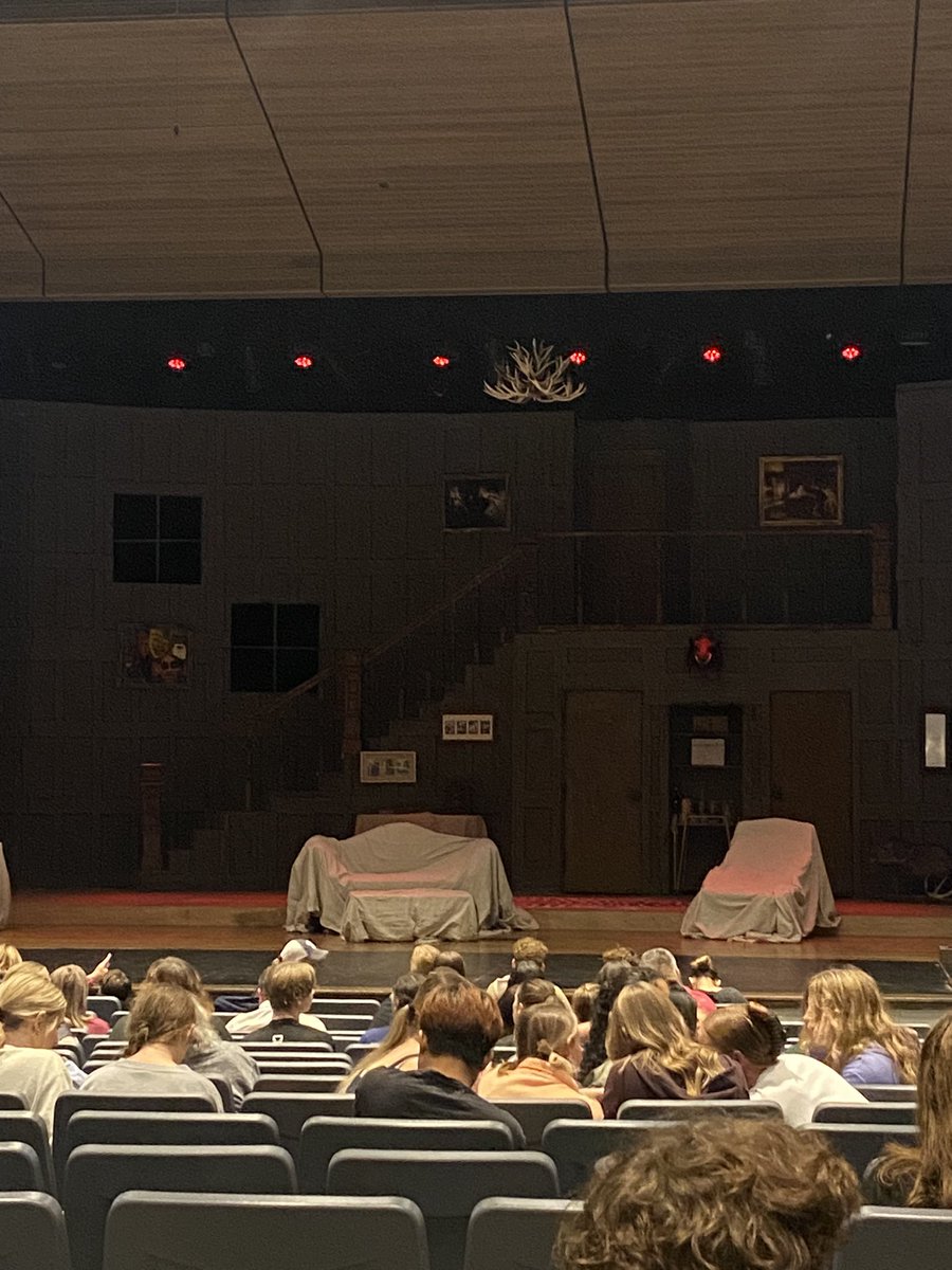 Fun night at the theatre ….Super excited for the show!!! <a href="/lcreektheatre/">Lake Creek Theatrical Company</a>