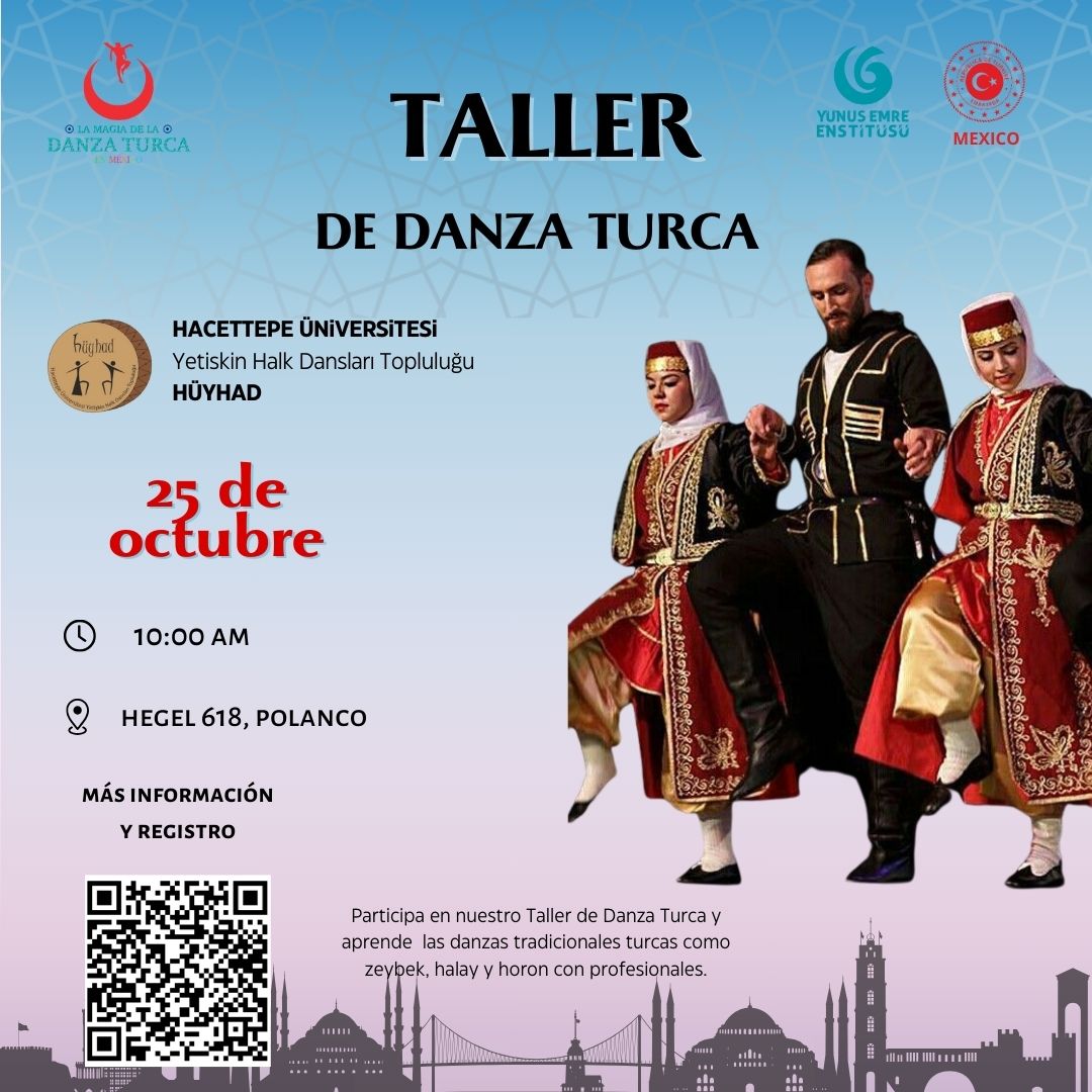 yeemexico's tweet photo. 💃🏻¡Experimenta la Danza Tradicional Turca con profesionales! 💃🏻

Sé parte de una experiencia irrepetible y asiste a nuestro taller de Danza Turca y disfruta de los ritmos folclóricos con un grupo de bailarines provenientes directamente de Turquía. 🇹🇷

¡No te puedes perder esta oportunidad!

🗓️25 de octubre 
🕜10:00 AM a 12:00 PM
📍Hegel 618, Polanco 

Consulta todos los detalles y regístrate en: https://t.co/wOR0If2Ny9