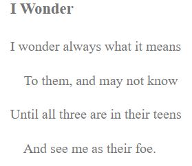 I'll be posting a few of the entries into our recent Thanksgiving Poetry Contest over the next little bit. This is from "I Wonder" by Clarence Caddell (<a href="/truegodsattend/">Clarence Caddell</a>). Read the whole poem at pfpoi.blogspot.com/2024/10/thanks…