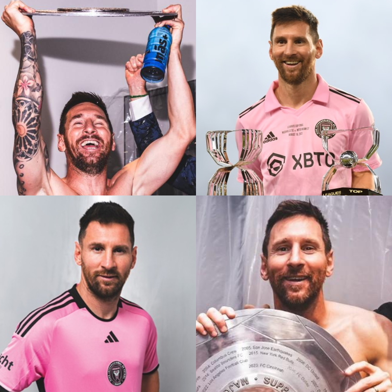 Lionel Messi con el Inter Miami:

➤ 33 goles.
➤ 17 asistencias.
➤ 36 partidos. 
➤ 2 títulos (los primeros en la historia del club).  
➤ Campeón de la Leagues Cup. 
➤ Campeón de la Supporters Shield. 
➤ MVP de la Leagues Cup. 
➤ Bota de Oro de la Leagues Cup.
➤ Máximo