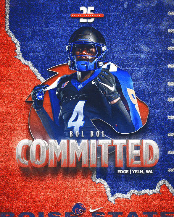 Bol Bol (@bolkuolbol) on Twitter photo After a great conversation with <a href="/Coach_SD/">Spencer Danielson</a> I have decided to commit to <a href="/BroncoSportsFB/">Boise State Football</a>
<a href="/JabrilFrazier/">Jabril Frazier</a> <a href="/Coach_B_Jones_/">Brandon Jones</a> <a href="/DwashBSU/">Demitri Washington</a>
<a href="/CoachChinander/">Erik Chinander</a> <a href="/BrandonHuffman/">Brandon Huffman</a> After a great conversation with <a href="/Coach_SD/">Spencer Danielson</a> I have decided to commit to <a href="/BroncoSportsFB/">Boise State Football</a>
<a href="/JabrilFrazier/">Jabril Frazier</a> <a href="/Coach_B_Jones_/">Brandon Jones</a> <a href="/DwashBSU/">Demitri Washington</a>
<a href="/CoachChinander/">Erik Chinander</a> <a href="/BrandonHuffman/">Brandon Huffman</a>