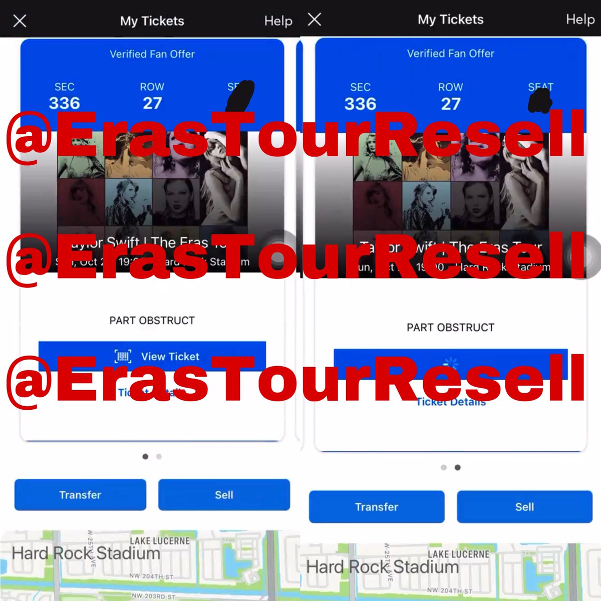 Eras Tour Resell tweet media