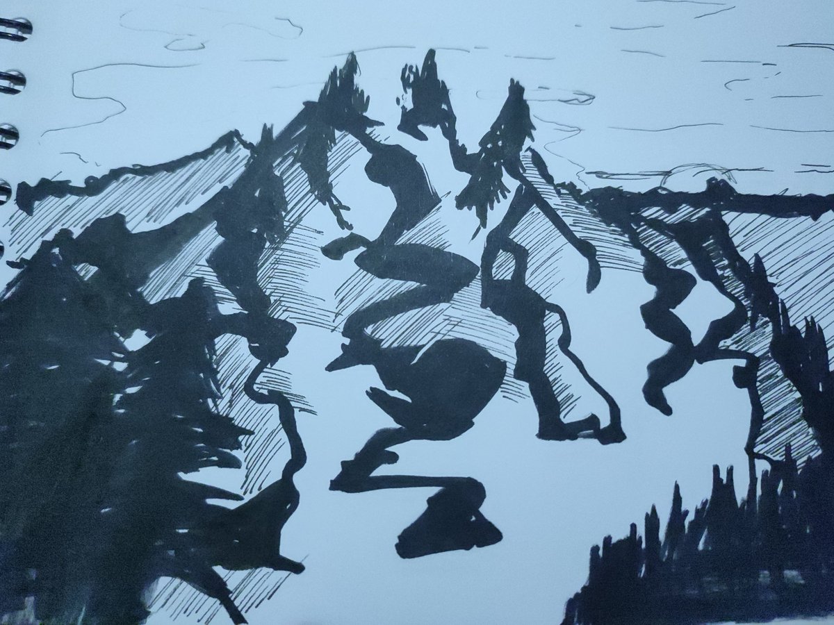 daiza_47's tweet photo. #Inktober #inktober2024 
Ridge https://t.co/EFdFY8syQx