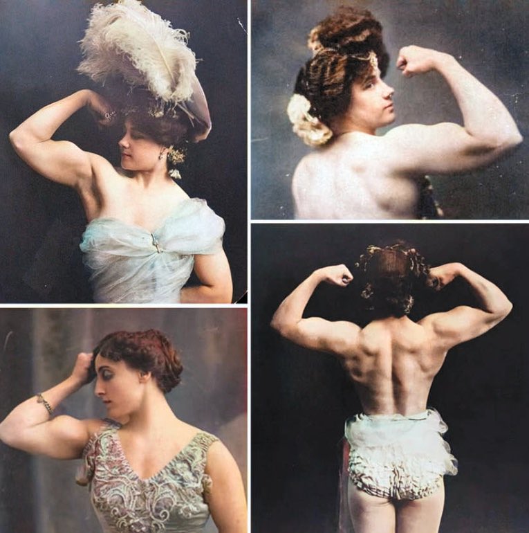 Gym girls from the 1870-1900 period https://t.co/eAIm2urTKI