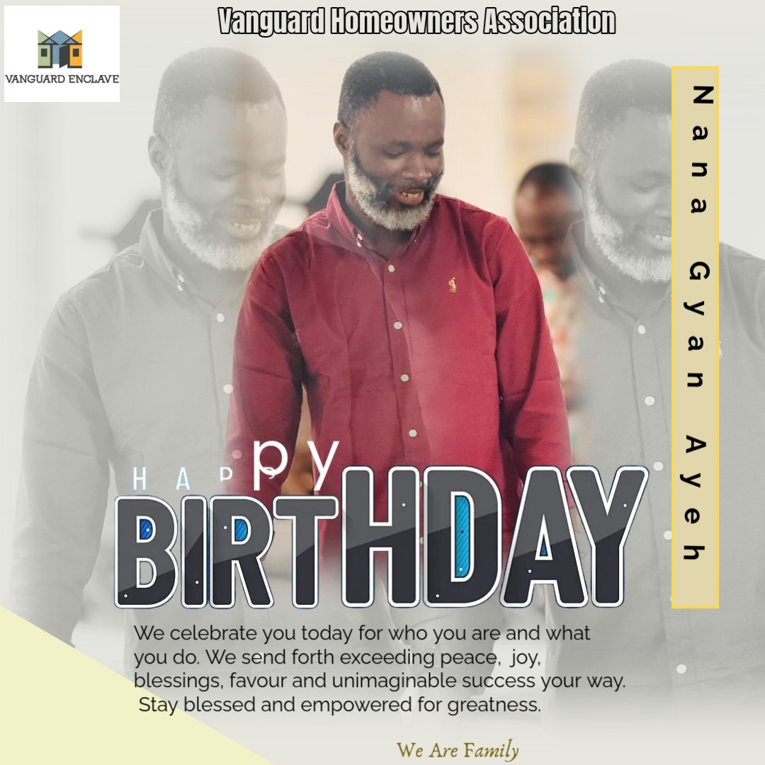 VanguardEnclave's tweet photo. Happy birthday Nana Gyan.
Wishing you years of unending peace, joy, and fulfilment. Cheers to new age and renewed strength https://t.co/hfpeoQXc1F