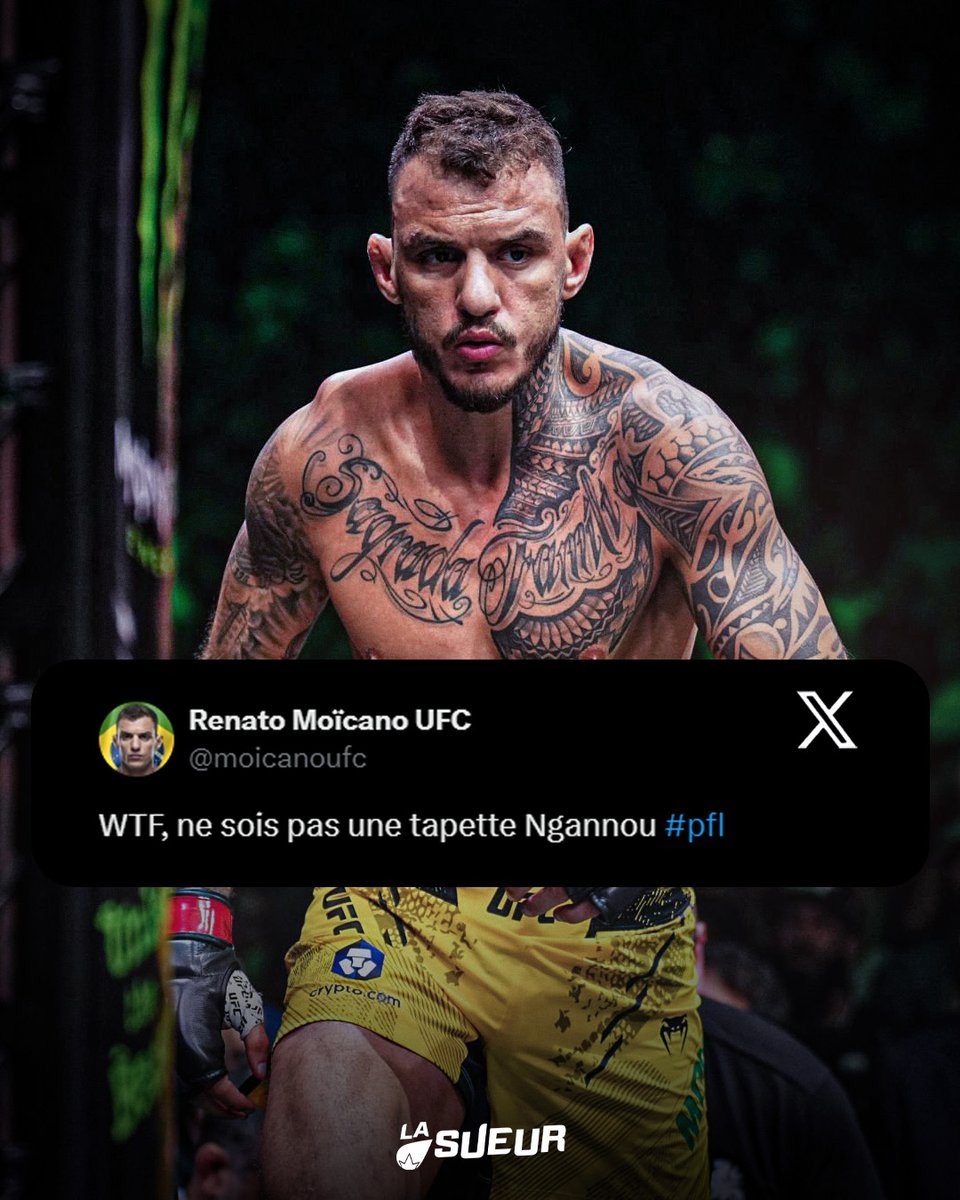 LaSueur_off's tweet image. 🇧🇷 Renato Moicano ne semble pas avoir apprécié le gameplan de 🇨🇲Francis Ngannou ! 😂

#NgannouFerreira