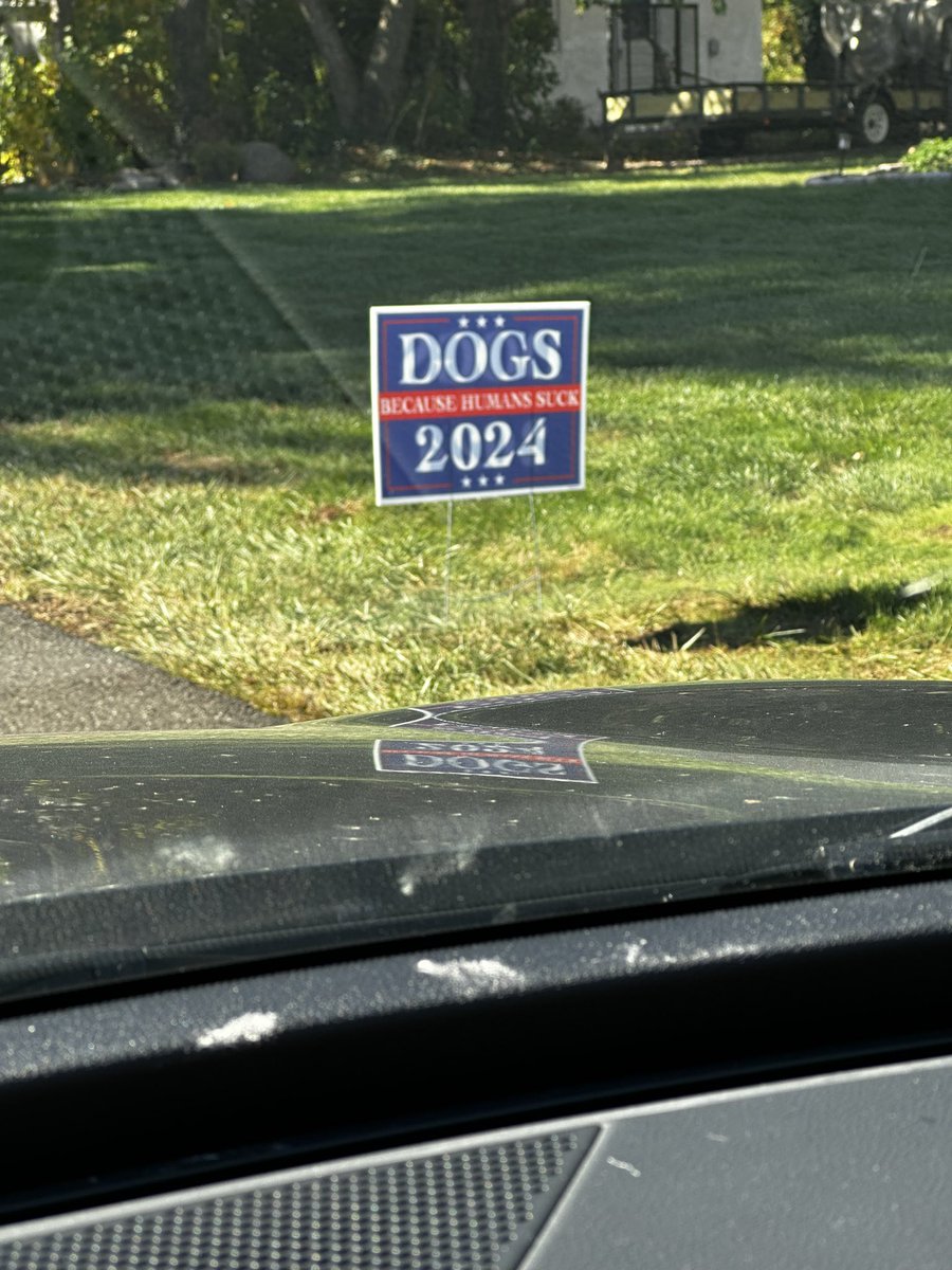If I were to have a political sign. It would be this one!