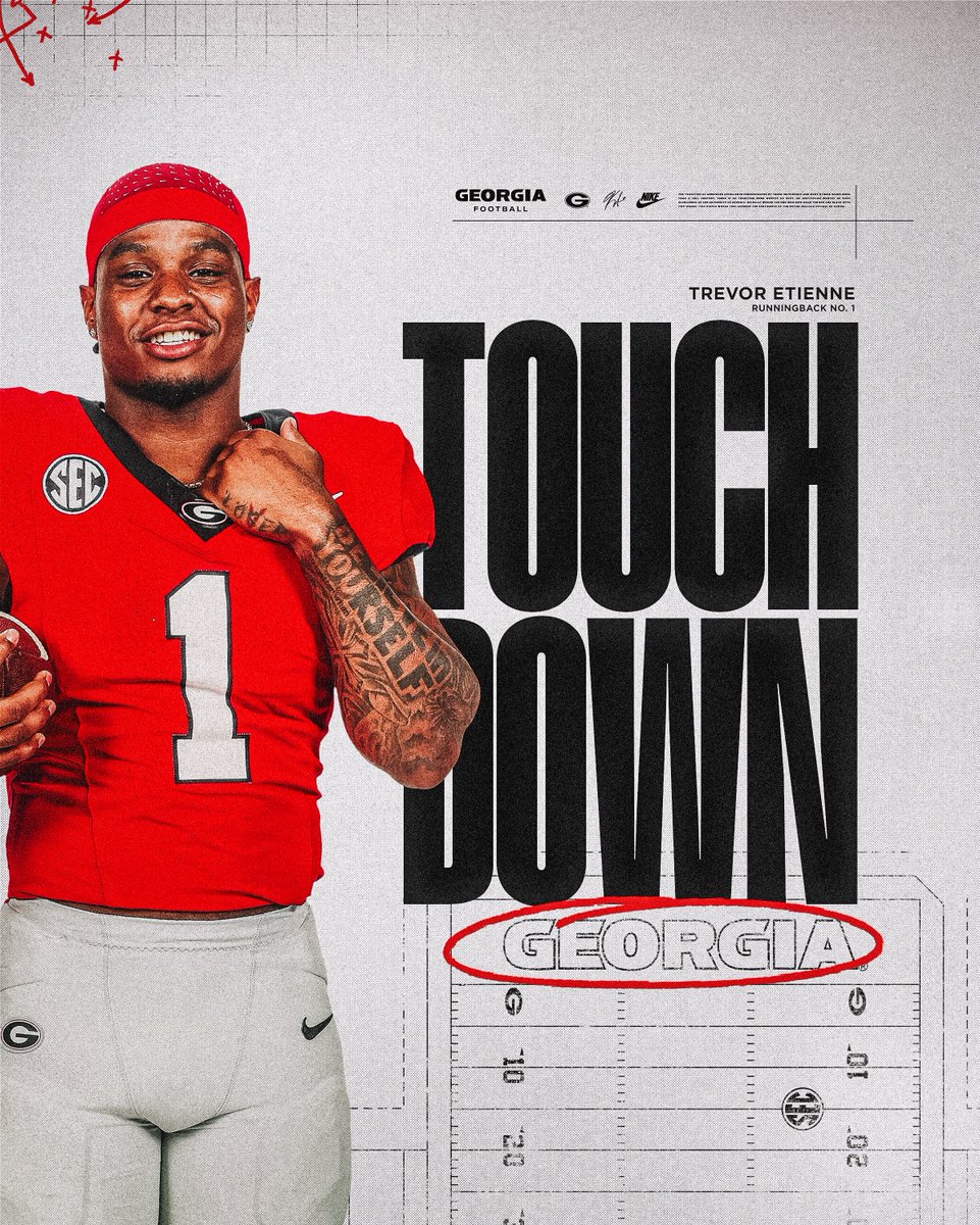 Turnover leads to points! 

UGA 7, UT 0 

#GoDawgs | <a href="/Trevor_Etienne/">3.ti3nn.3 ⁶𓅓</a>