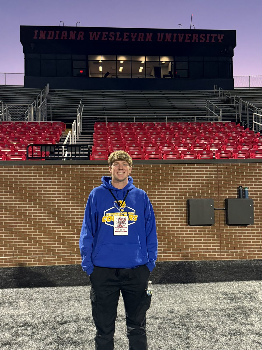 FrankTitus74's tweet photo. Huge thank you to @CoachJDutton, @Coach__AT, @drewengels and the rest of the IWU staff for an amazing game day visit and excellent hospitality! Very excited to be back in the near future! Great win tonight! https://t.co/1SafJ0vJPH