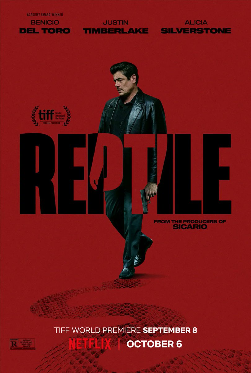 FilmMomatic's tweet photo. #NowWatching REPTILE #GrantSinger #BenicioDelToro @jtimberlake @AliciaSilv #MichaelPitt @AtoEssandoh @D_Lombardozzi #KarlGlusman @MatildaLutz @mdpniewski #ThadLuckinbiill @skyferreira #OwenTeague @Frances_Fisher @ericbogosian @TheRealCatDyer #MichaelBeasley #JamesDevoti https://t.co/MTCG0v3O5V