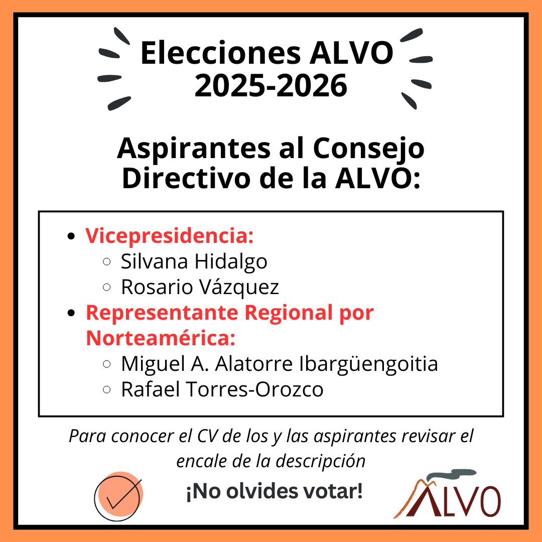 OficialAlvo's tweet photo. Con este post damos a conocer los nombres de los candidatos/as nominados/as a los diferentes puestos del #Consejo #Directivo de la #ALVO para el período 2025-2026. https://t.co/FUG71eaw0N