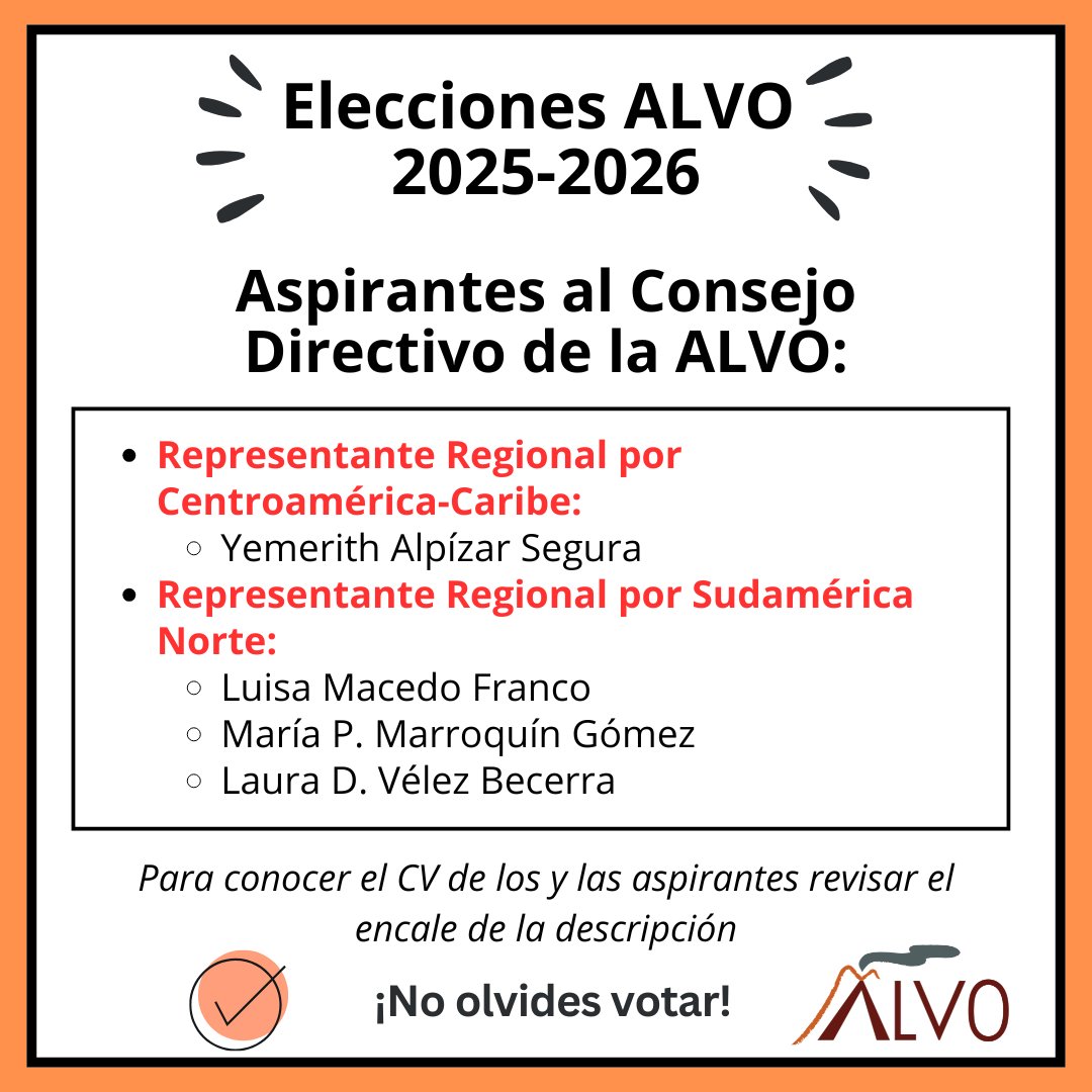 OficialAlvo's tweet photo. Con este post damos a conocer los nombres de los candidatos/as nominados/as a los diferentes puestos del #Consejo #Directivo de la #ALVO para el período 2025-2026. https://t.co/FUG71eaw0N
