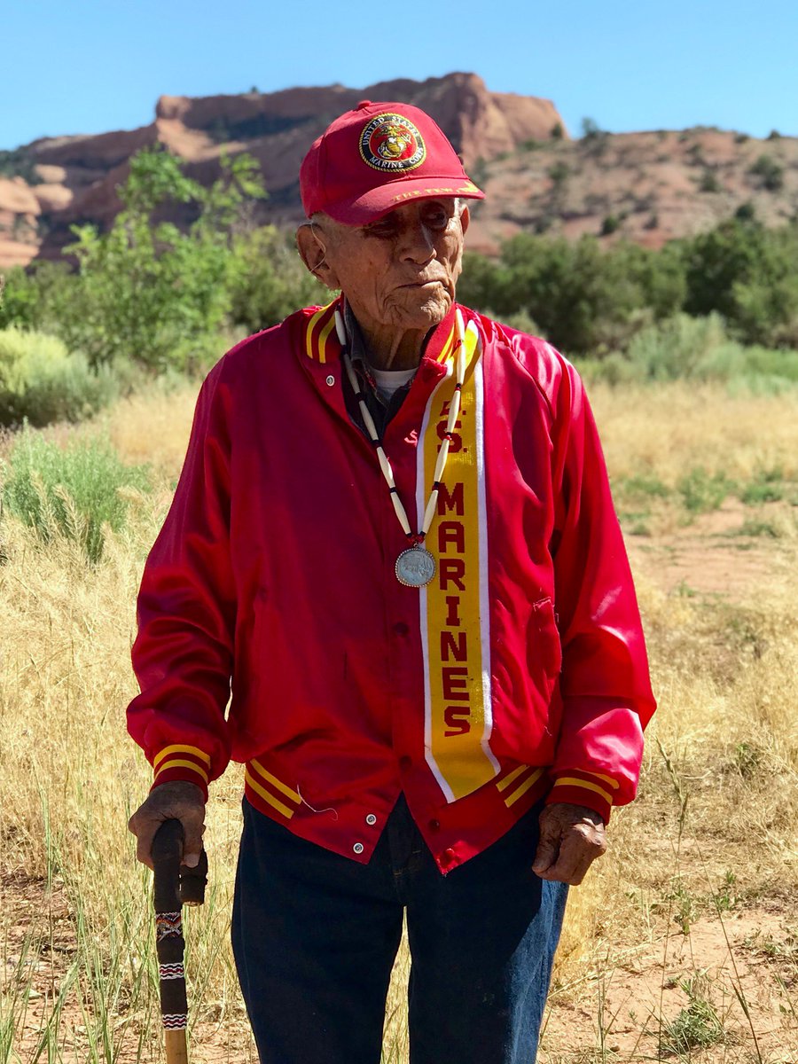 Navajo Code Talker John Kinsel, Sr. passed away peacefully at his home in Lukachukai. He was 107. In 2019, I was lucky enough to hear and share John Kinsel's story. I truly enjoyed the time I spent with him. He was a fantastic person, and I send my condolences to his family.