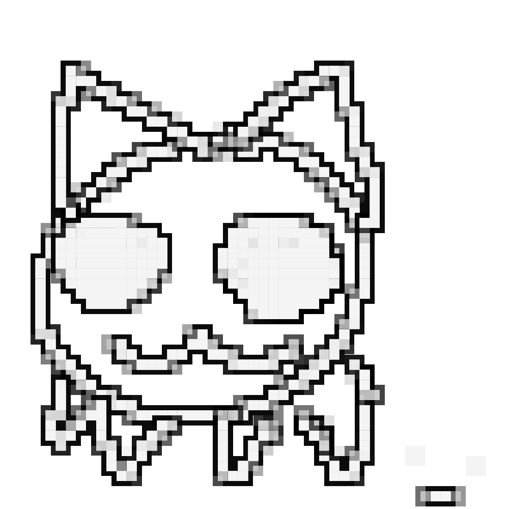 BattleFreaking's tweet photo. Pixel art of battle cat https://t.co/HnXTge6bS5