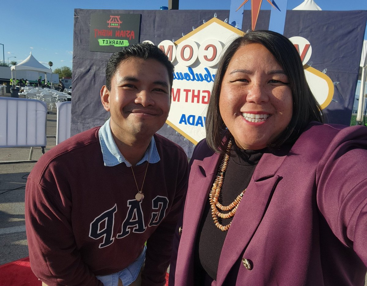 EricaMosca14's tweet photo. Still have plenty of time to stop by @ACDCNV Asian Night Market at CSN Charleston this evening! Grateful to run into an amazing #HomeMeansNV J1 cultural exchange teacher from the Philippines this evening/to thank him for his work :) #AANHPIPride #NVEd #NVLeg https://t.co/jL3JHOnQRd