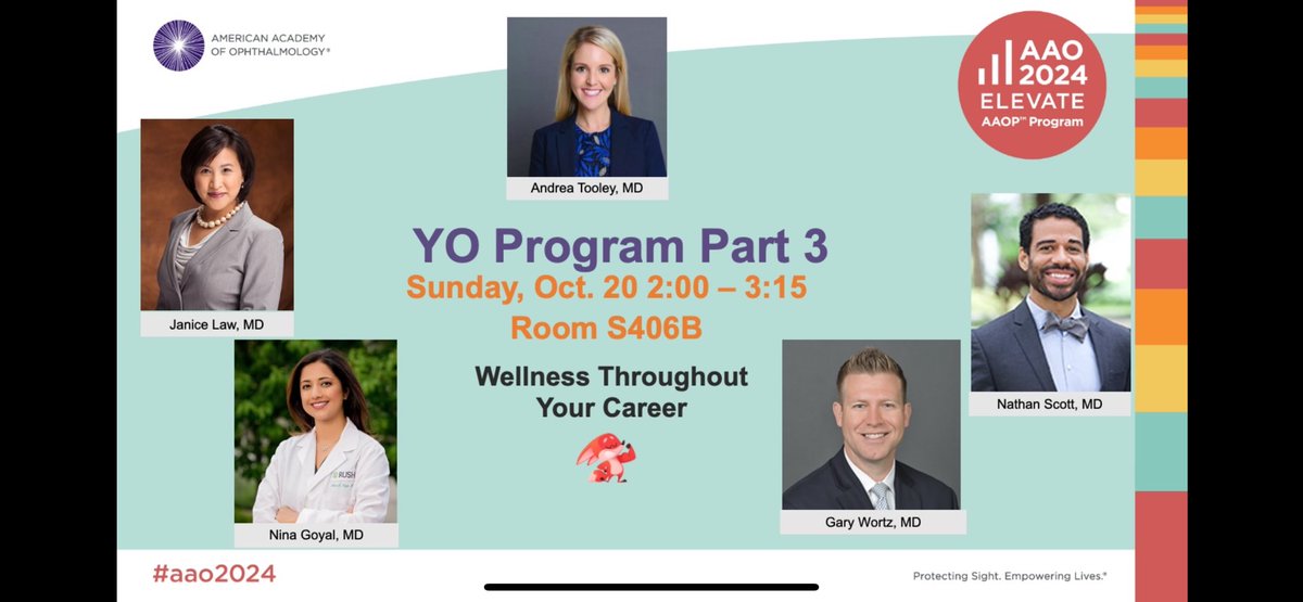 Janice Law (she/her/s) (@macularstar) on Twitter photo I’ll be sharing the four Rs to achieve and sustain wellness. Join me at @aaoeye #aaoyo YO Program Part 3. Sunday 2pm with these superstars @cataractMD <a href="/glaucomagirl/">Nina Goyal</a> <a href="/DrAndreaTooley/">Andrea A. Tooley, MD</a> and Nathan Scott. @VUMCEye <a href="/VUmedicine/">Vanderbilt School of Medicine</a> <a href="/MayoClinicEye/">Mayo Clinic Department of Ophthalmology</a> #aao2024 I’ll be sharing the four Rs to achieve and sustain wellness. Join me at @aaoeye #aaoyo YO Program Part 3. Sunday 2pm with these superstars @cataractMD <a href="/glaucomagirl/">Nina Goyal</a> <a href="/DrAndreaTooley/">Andrea A. Tooley, MD</a> and Nathan Scott. @VUMCEye <a href="/VUmedicine/">Vanderbilt School of Medicine</a> <a href="/MayoClinicEye/">Mayo Clinic Department of Ophthalmology</a> #aao2024