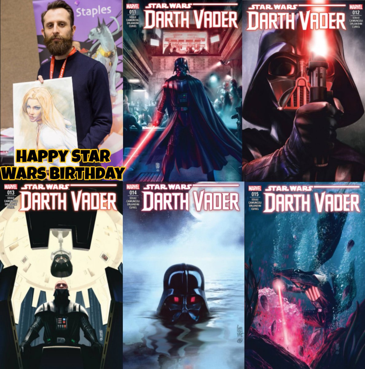 Samuel Allen (@mrsamuelallen) on Twitter photo Happy Birthday to <a href="/EliaBonetti/">Elia Bonetti</a>, he worked as cover artist on #StarWars comics #DarthVaderDarkLordOfTheSith issues 11 to 25. Follow him also on Instagram instagram.com/eliabonetti/?h…. May he have a good one. Happy Birthday to <a href="/EliaBonetti/">Elia Bonetti</a>, he worked as cover artist on #StarWars comics #DarthVaderDarkLordOfTheSith issues 11 to 25. Follow him also on Instagram instagram.com/eliabonetti/?h…. May he have a good one.